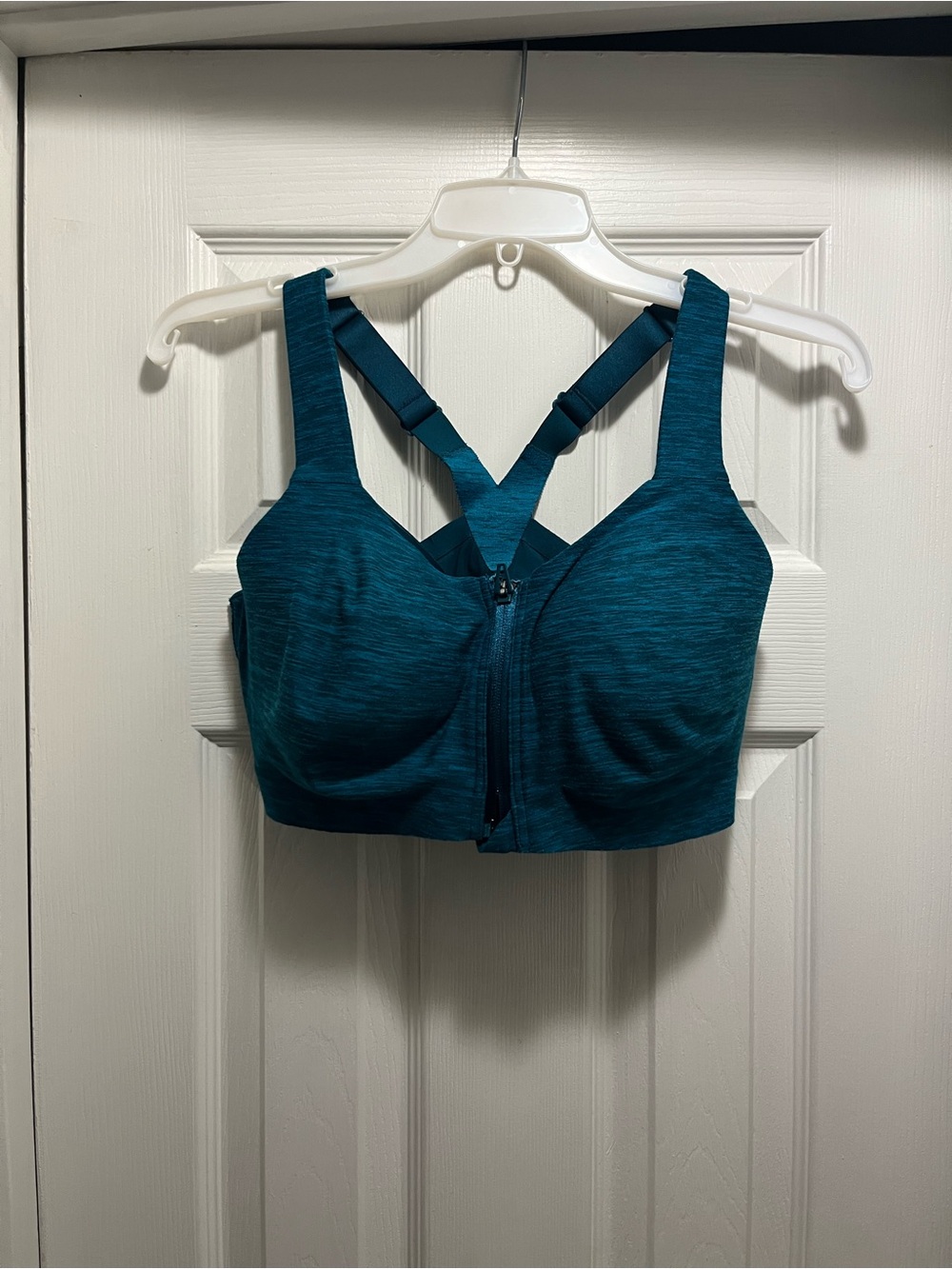 Victoria’s Secret Knockout Front-Close Sports Bra 34DDD Teal High Impact